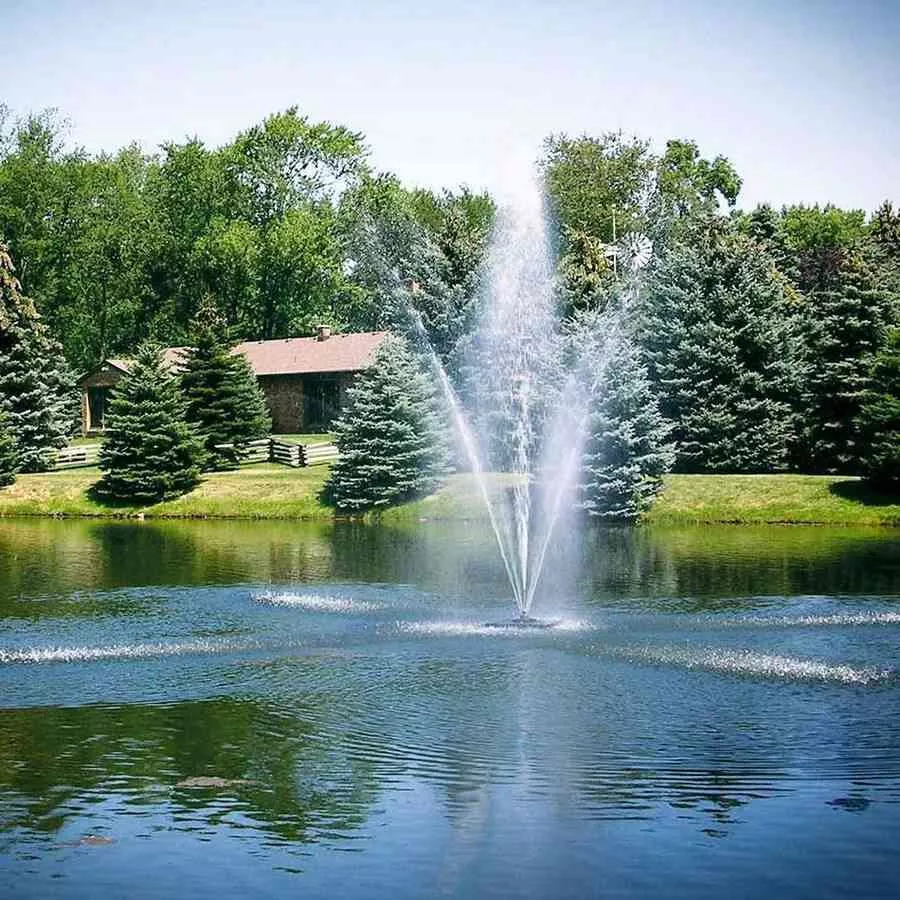 1-1/2 HP Clover Fountain by Scott Aerator