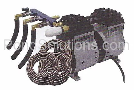 1/2 HP Rocking Piston Pond Aeration Systems With Weighted Tubing
