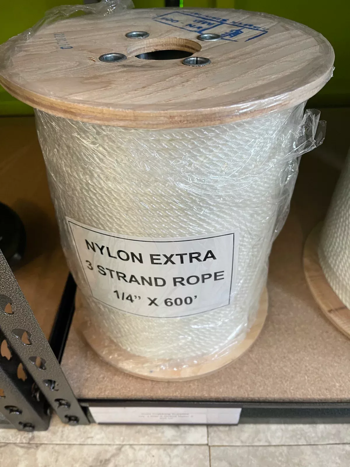 1/4” x 600’ 3 Strand Spool