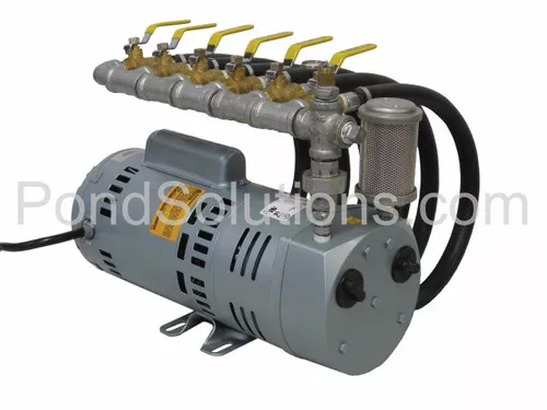 1 HP Rotary Vane Aeration System - For Ponds Up To 6 Acres, 12' - 16' Deep, 3 acres 8 - 12' deep, or1 1/2 acre 5 - 8' deep.