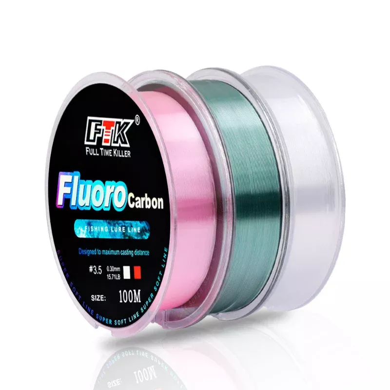 110yds丨100m Fluorocarbon LineMain & Leader