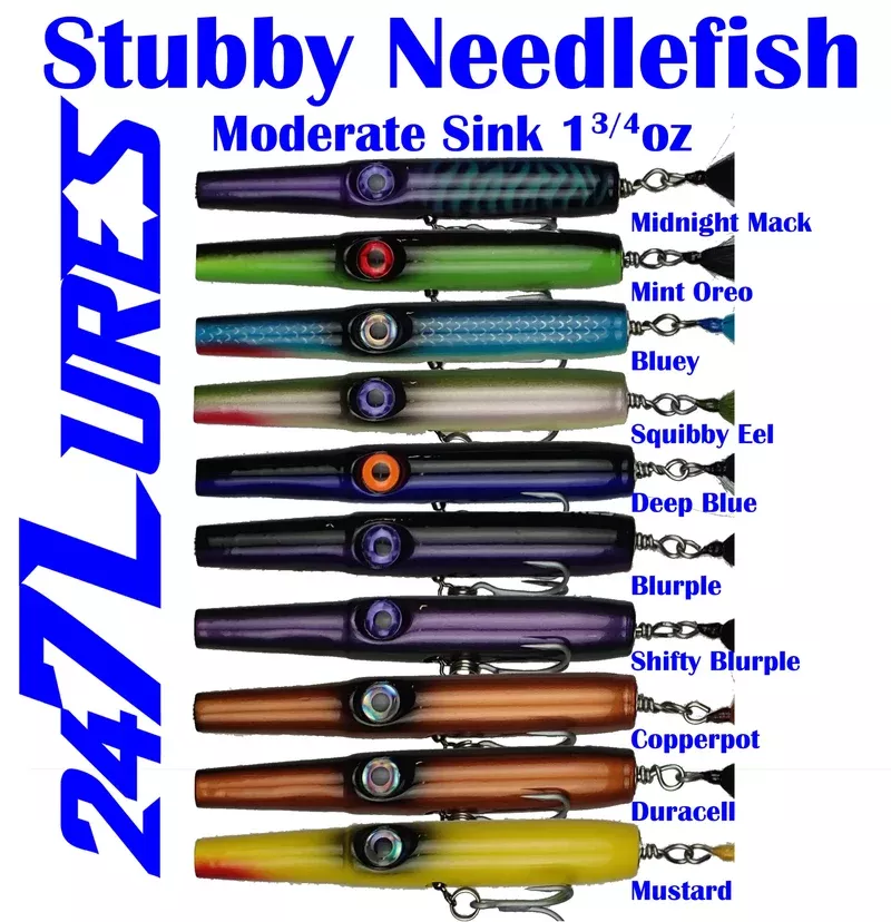 247 Lures Stubby Needlefish