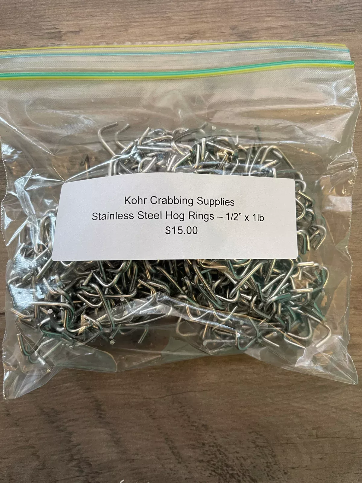 3/4” SS Hog Rings (1lb)