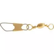 #3 Brass Barrel Snap Swivel, Bag of 100 Swivels