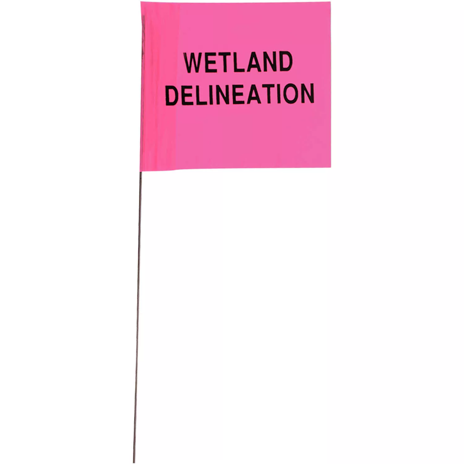 4” x 5” Printed “WETLAND DELINEATION” Stake Wire Flags