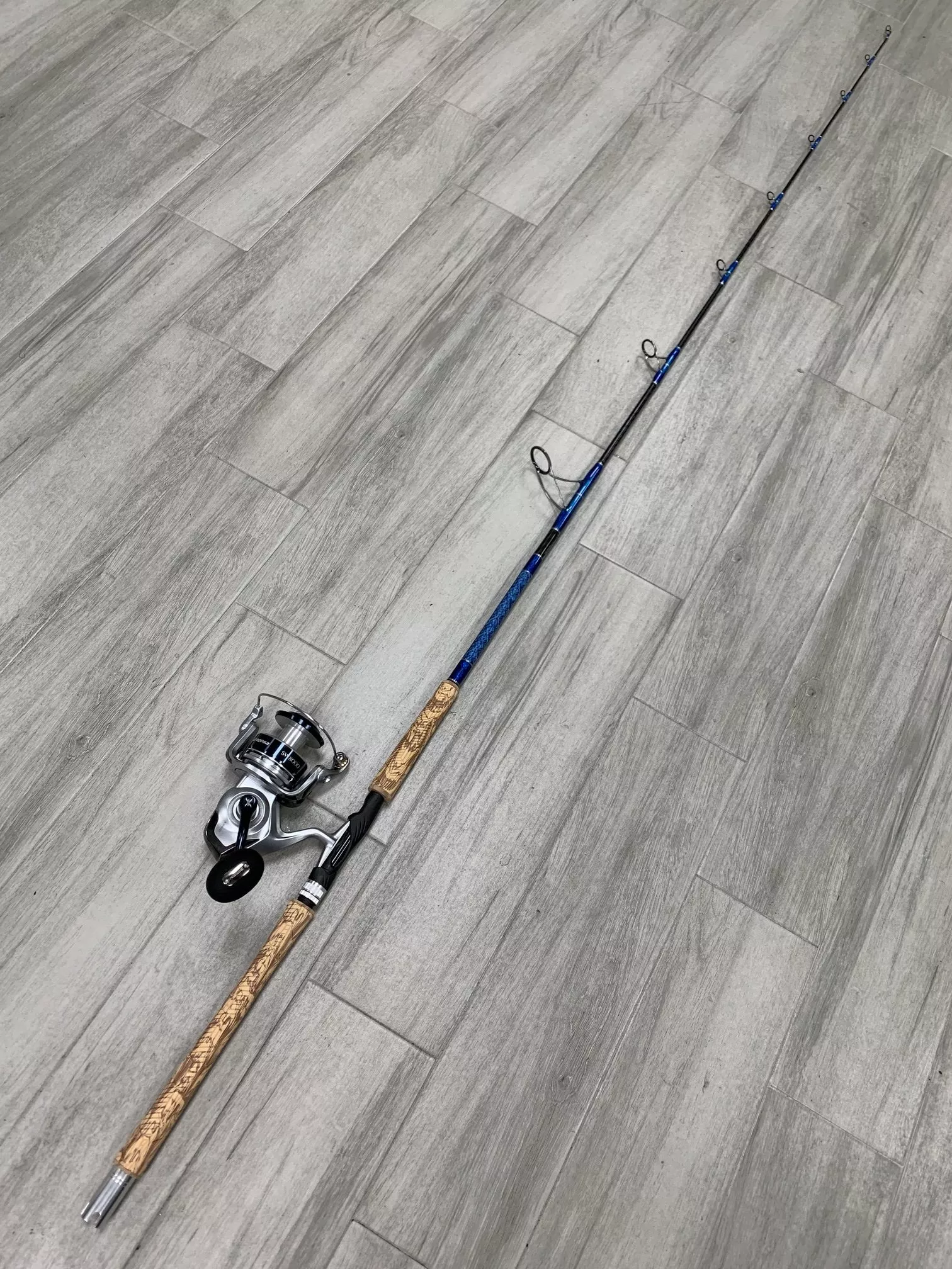 7' Platinum Series Carbon Fiber 20-40# with Shimano Saragossa 8000