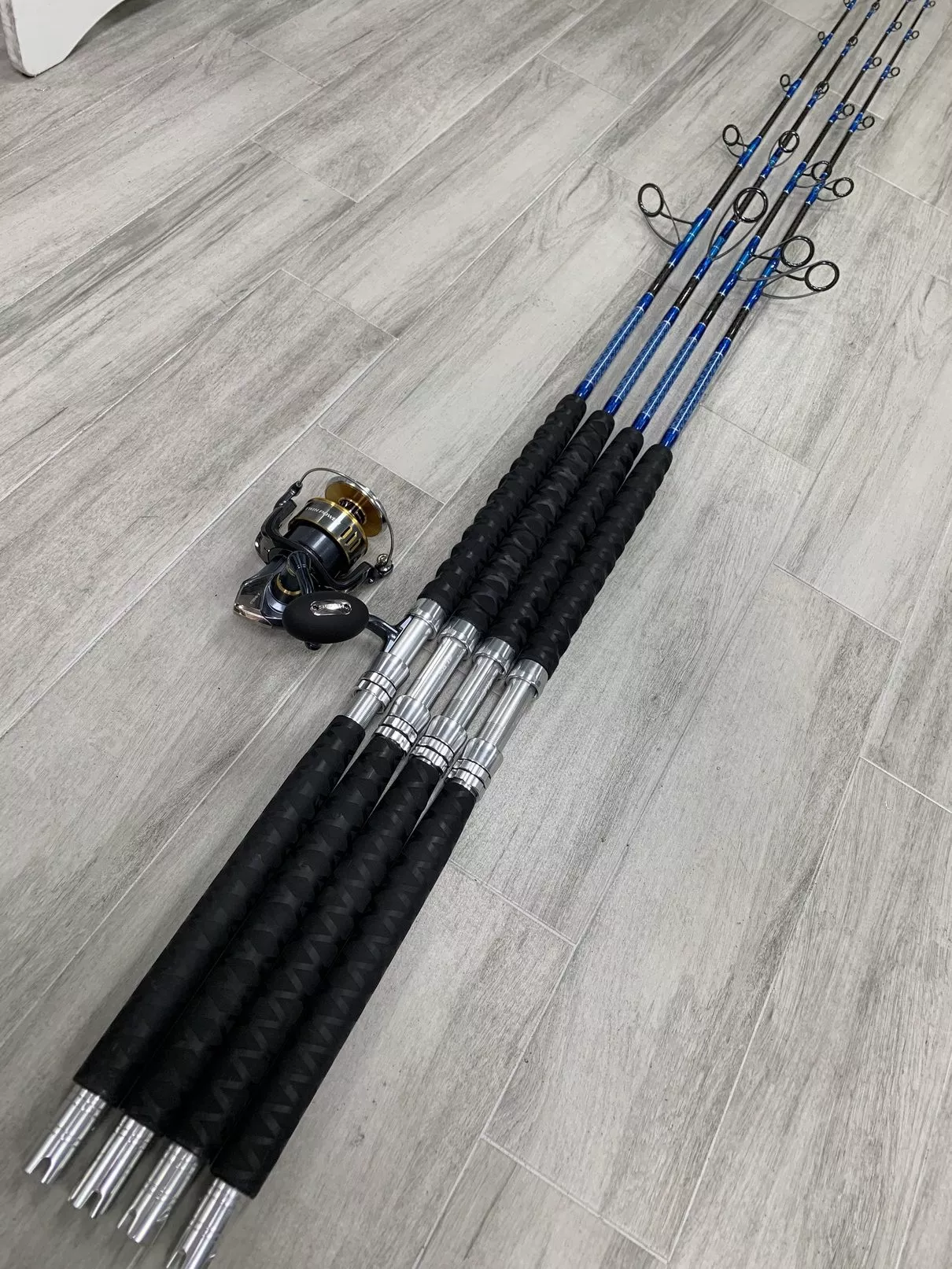7' Power 4 Black Magic Carbon Fiber Rod with Shimano Twin Power 10,000