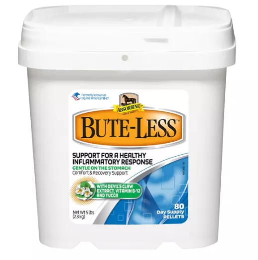 Absorbine Bute-Less Comfort & Recovery Supplement Pellets - 5 Pounds Tub