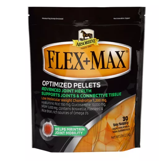 Absorbine Flex+Max Joint Health Supplement Pellets - 5 Pound Bag - 30 Day Supply