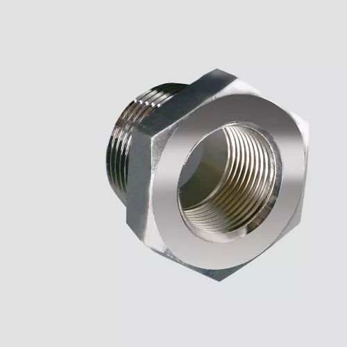 Apache 1" Male Pipe Thread x 3/4" Female Pipe Thread Hex Reducer Bushing Fuel Nozzle Adapter