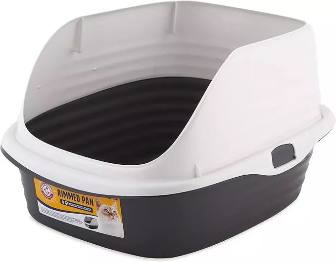 Arm & Hammer Rimmed Cat Litter Box