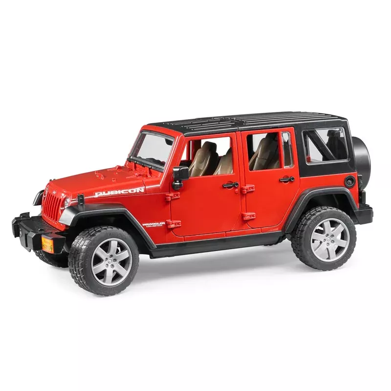 Bruder 1/16 Red Jeep Wrangler Rubicon