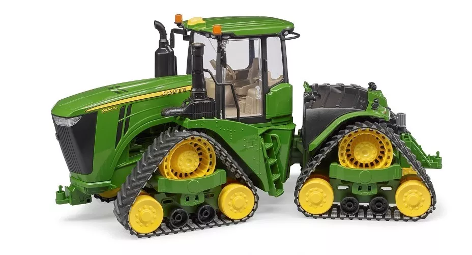 Bruder John Deere 9620RX Tractor with Track Belts 1:16 Scale Farm Toy 9817
