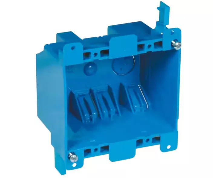 Carlon 2-Gang 25 cu. in. Electrical PVC Old Work Electrical Switch and Outlet Box (B225R-UPC)