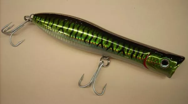 *CLOSE OUT* Tsunami Talkin Popper- 7 in- 219 Green Mackerel