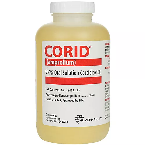 Corid 9.6% Oral Solution - 16 Oz Bottle
