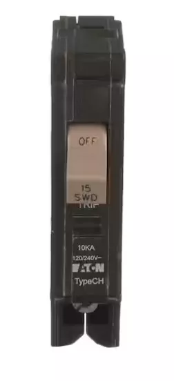 Cutler-Hammer 15 Amp 240 Volts 1-Pole Circuit Breaker with Trip Flag