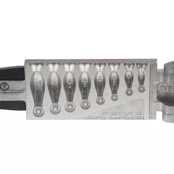 Do-it Mold, Bank Sinker, Size 1/8, 1/4, 3/8, 1/2, 3/4, 7/8, 1 and 1 1/2 OZ.