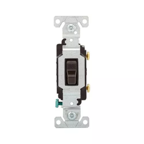 Eaton Commercial Grade Toggle Switch - 20A - 120/277V - Brown