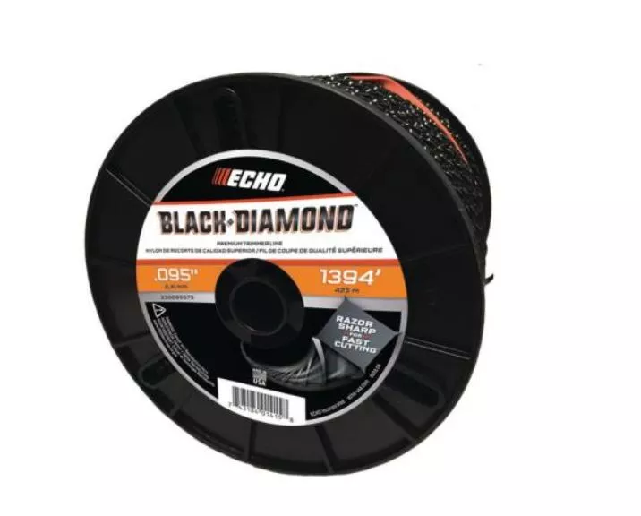 Echo .095" Black Diamond Trimmer Line (1,394 FT.)