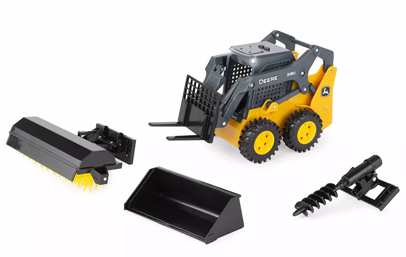 ERTL 1:16 Big Farm John Deere 318G Skid Steer Toy Set