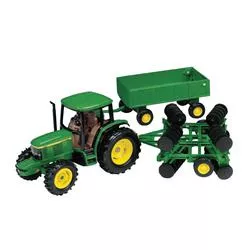 Ertl 1:32 John Deere 6410 Tractor with Barge & Disk 15489
