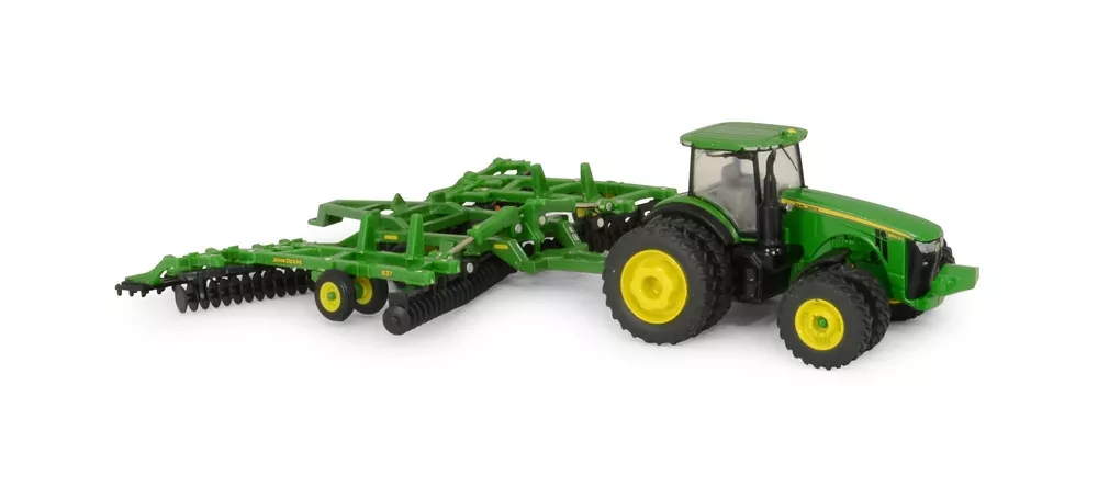 Ertl 1:64 John Deere 8320R Tractor with John Deere 637 Disk