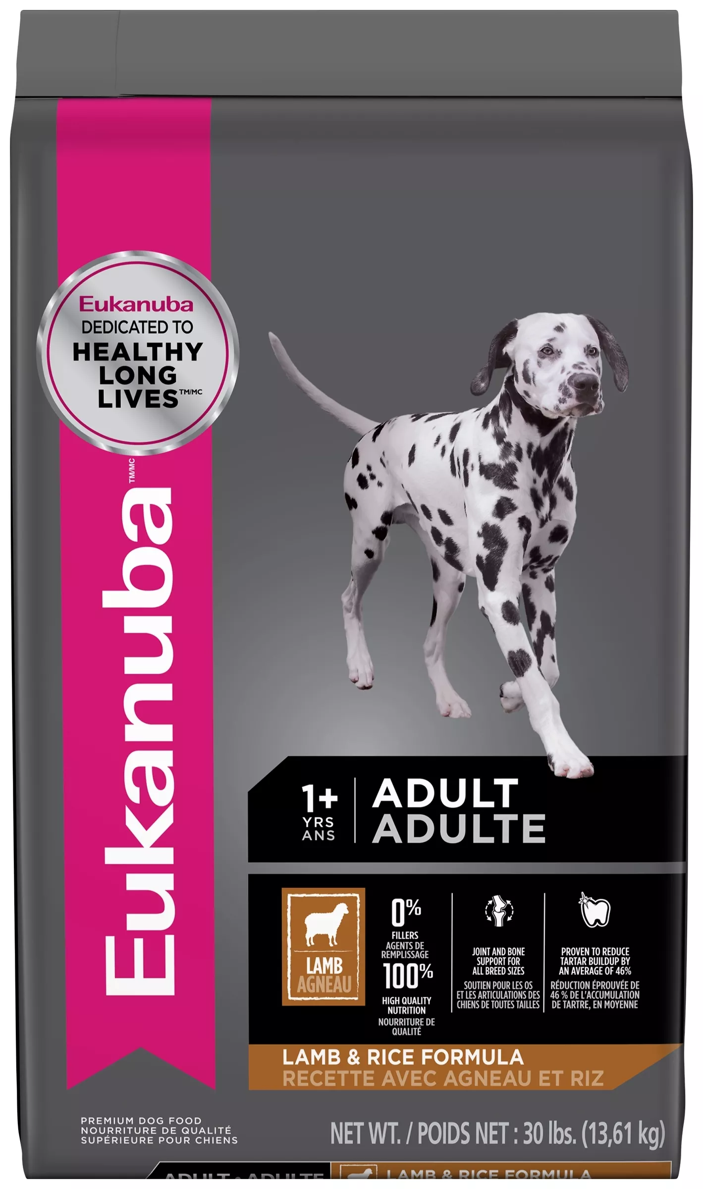 Eukanuba Adult Lamb & Rice Dry Dog Food 30lb