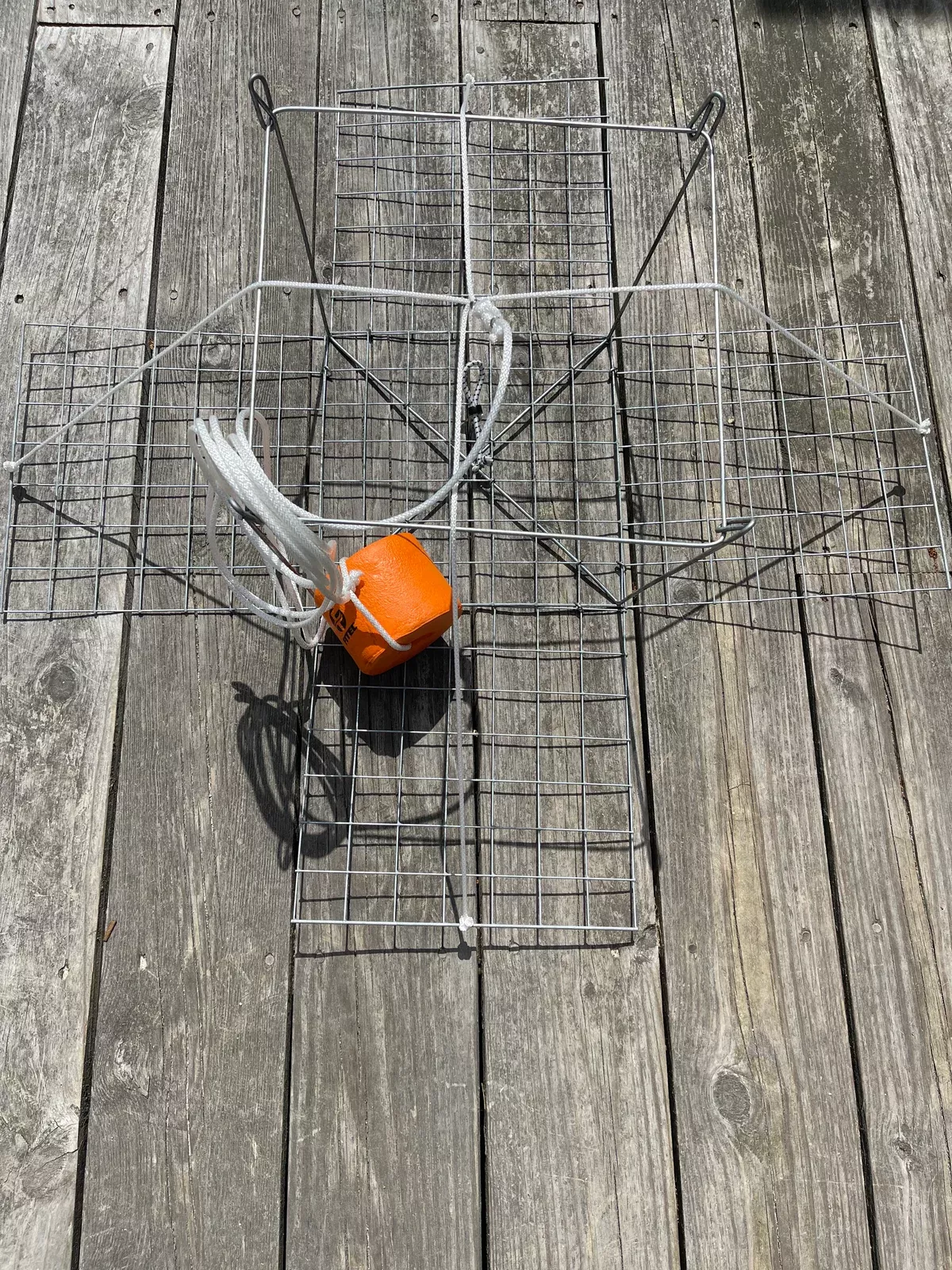 Galvanized Topless Crab Trap