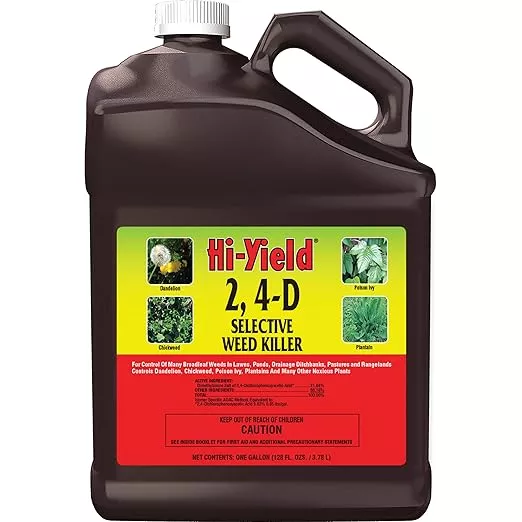 Hi-Yield 2, 4-D Selective Weed Killer - 1 Gallon