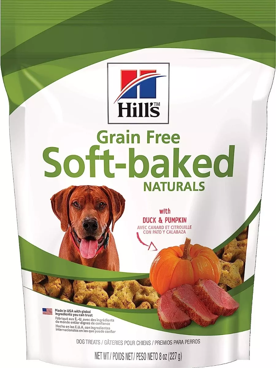 Hill's Ideal Balance Soft-Baked Naturals with Duck & Pumpkin Dog Treats 8oz