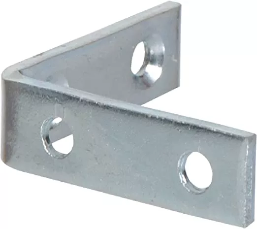 HILLMAN 851118 Corner Brace, 2-1/2 in L, 5/8 in W, Steel, Zinc-Plated