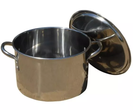 King Kooker #KK16S- 16 Quart Polished Stainless Steel Pot