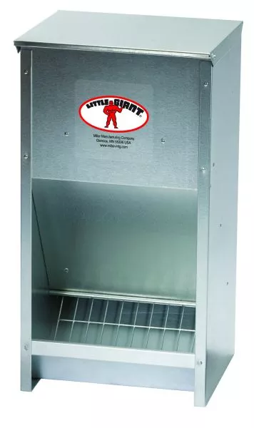 Little Giant Galvanized High Capacity Poultry Feeder 171267