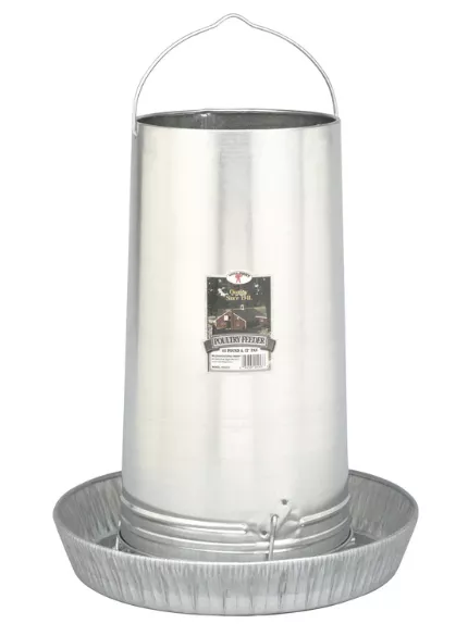 Little Giant Hanging Metal Poultry Feeder 914273 - 40 lbs