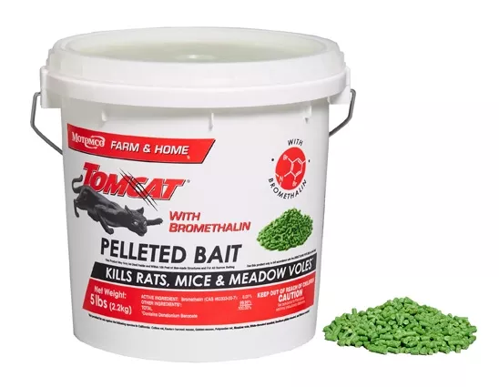 Motomco Tomcat with Bromethalin Pelleted Bait 5lb Pail