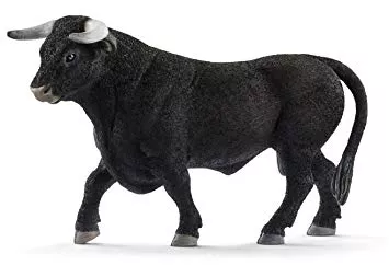 Schleich Black Bull Toy Figurine 13875