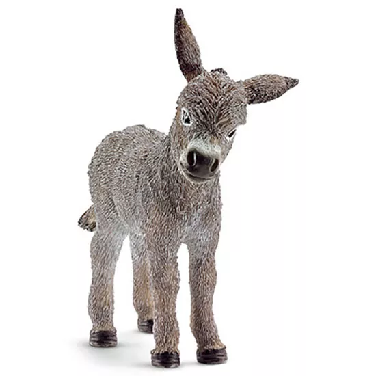 Schleich Donkey Foal Toy Figurine 13746