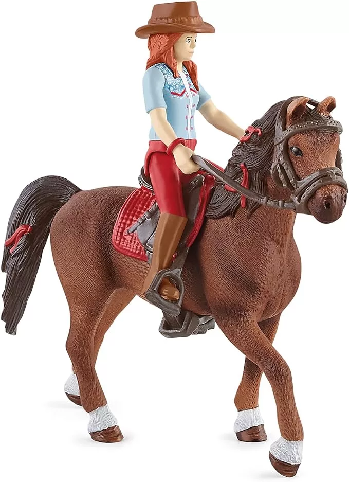 Schleich Horse Club Hannah & Cayenne Toy Figurine 42539