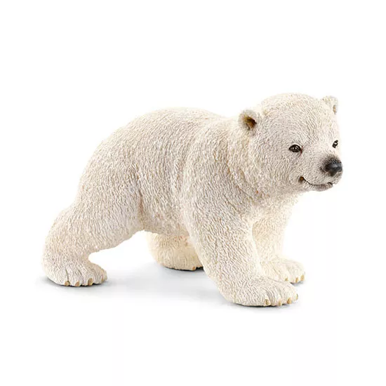 Schleich Polar Bear Walking Cub Toy Figurine 14708