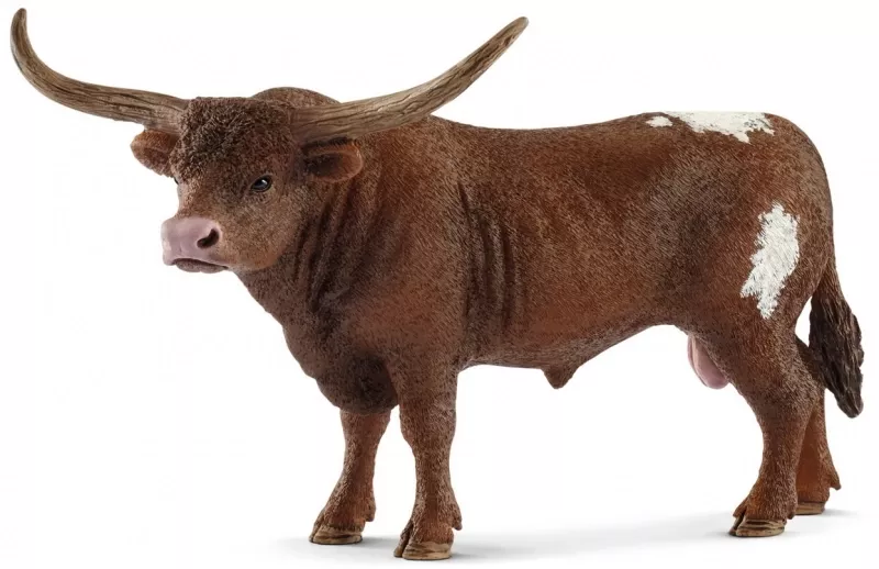 Schleich Texas Longhorn Bull Toy Figurine 13866