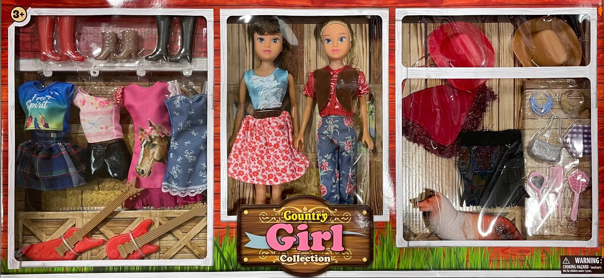 Smart Talent Country Girls Doll Collection Playset
