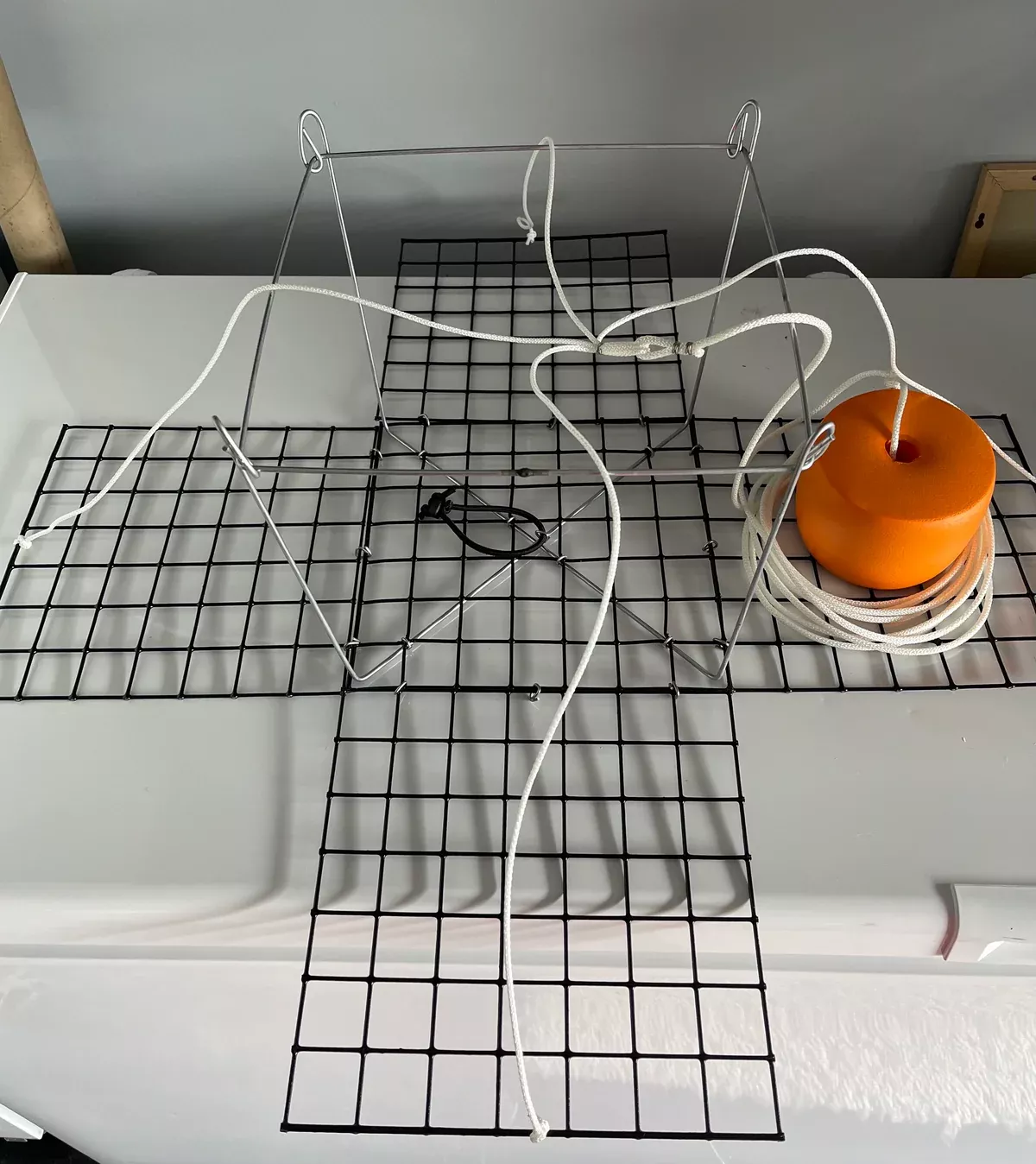 Vinyl Coated Topless Crab Trap