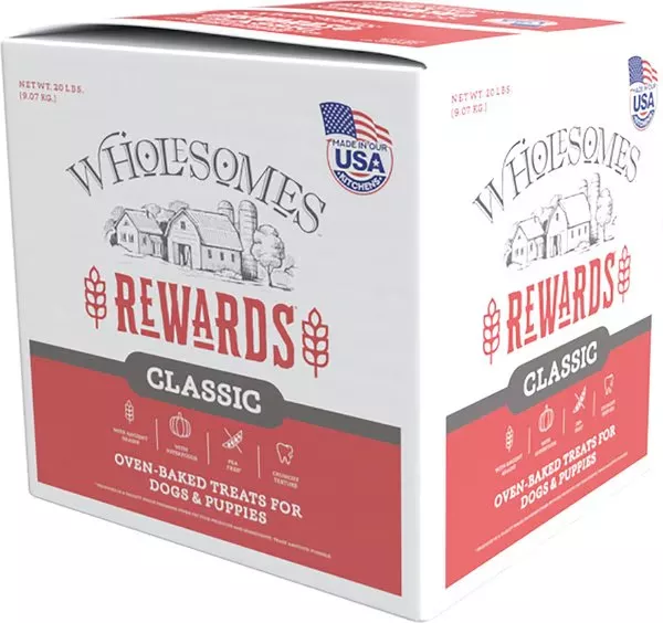 Wholesomes Rewards Medium Original Dog Treats - 20lbs