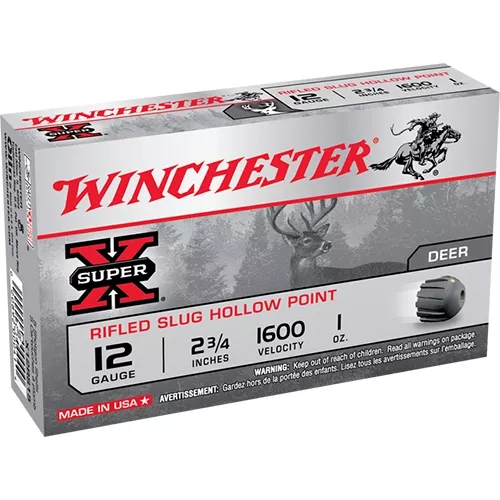 Winchester Super-X Rifled Slug Hollow Point 12ga 2-3/4" 1600V