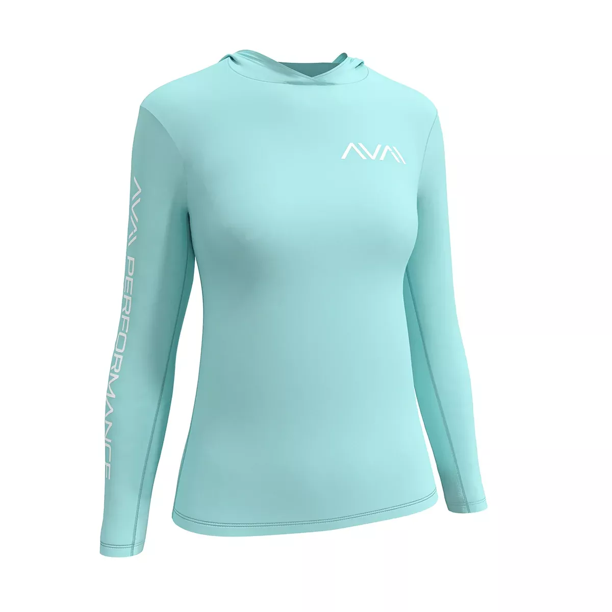 Women's Solid Performance Shirt with Sun Hood