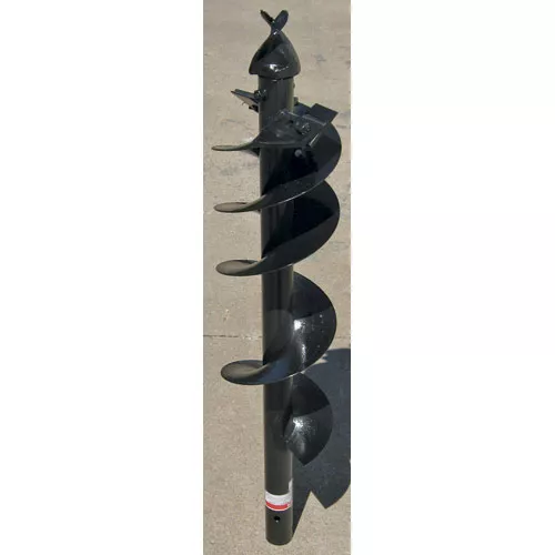 Worksaver 12" Standard Duty Single Flight Auger with Teeth 12 STD