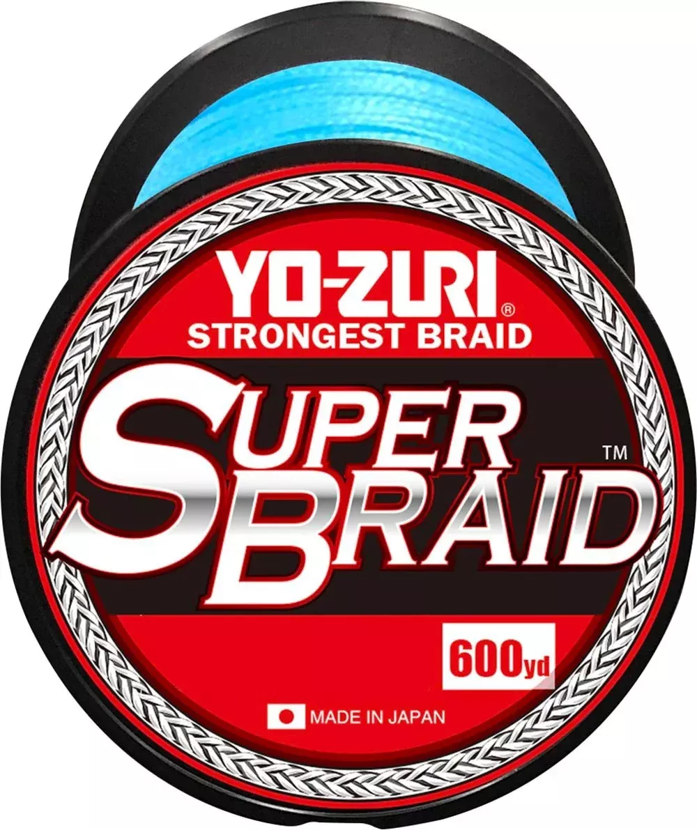 Yo-zuri SuperBraid- Blue- 20 lb. 600 yard