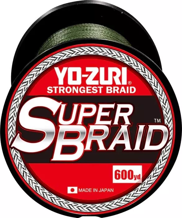 Yo-zuri SuperBraid- Dark Green- 30 lb. 600 yard