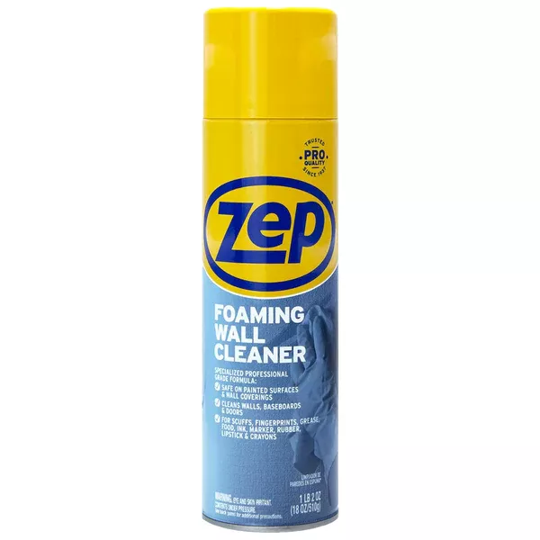 Zep Foaming Wall Cleaner – Multi-Surface Stain Remover – 18 oz.